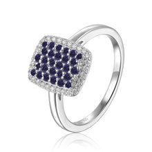 Load image into Gallery viewer, Sapphire Cocktail Engagement Ring in 925 Sterling Silver