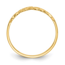 Load image into Gallery viewer, 10K Yellow Gold Heart Ring