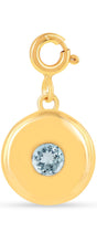 Load image into Gallery viewer, Birthstone Charm Circle Pendant