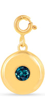 Load image into Gallery viewer, Birthstone Charm Circle Pendant