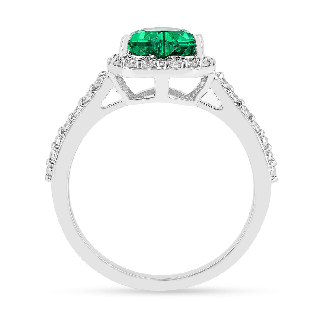 Colombian Created Emerald Halo Heart Ring Fine Color Jewels best gift for girls, best gift for women, Christmas gift, Dainty Birthstone Ring, dainty emerald ring, dla-dm-discount-all-154898, Emerald halo ring, Emerald pave ring, emerald ring for her, gift for her, Gift for Mom, gift for women, gift from daughter, Halo Heart Promise Ring, Heart Gemstone Ring, Heart Wedding Ring, Lab Created Emerald Ring, may birthstone ring, Mother's Day Gift, New Year gift, Valentine's Day gift