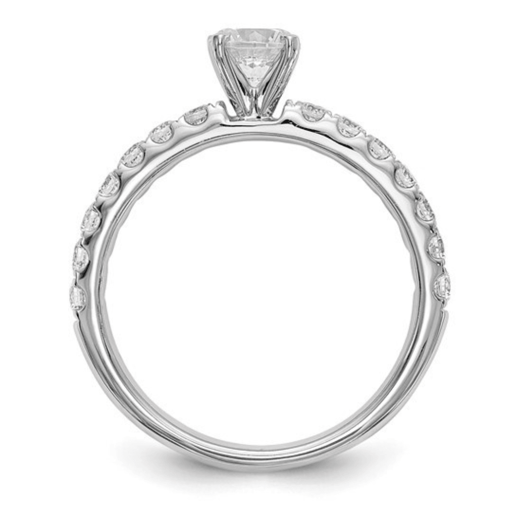 lab grown solitaire diamond, small size solitaire ring