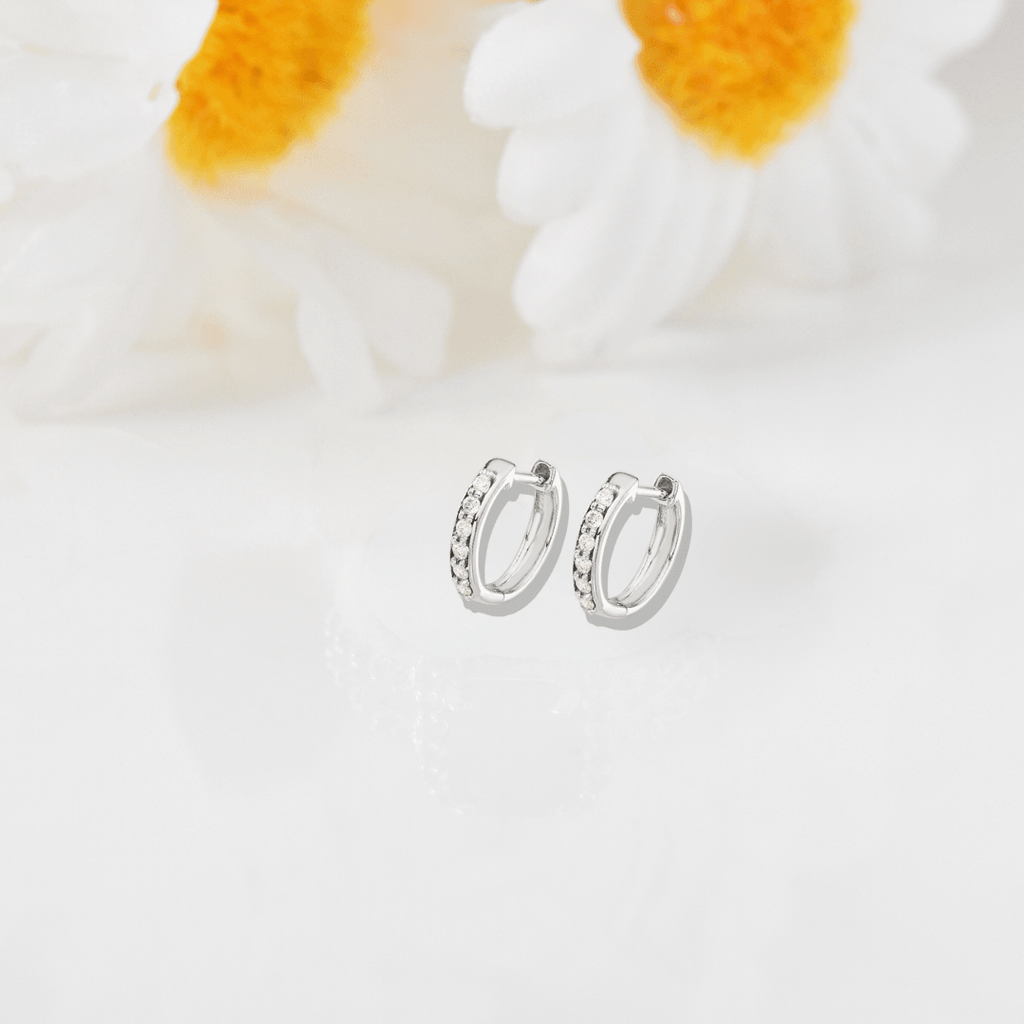 elegant hoop earrings, affordable diamond jewelry