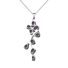 Load image into Gallery viewer, amethyst pendant naecklace