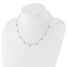 Load image into Gallery viewer, 14K White Gold Lab Diamond Layering Necklace