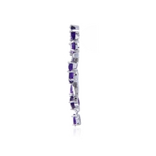 Load image into Gallery viewer, natural amethyst leaf pendant necklace