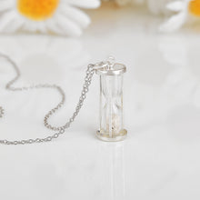 Load image into Gallery viewer, Natural Diamond Hourglass Pendant Necklace