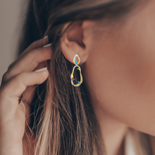 Load image into Gallery viewer, Multi Color Dangling Earrings