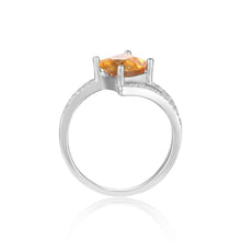 Load image into Gallery viewer, gift for her, gift for mom, square shape gemstone ring, statement ring design