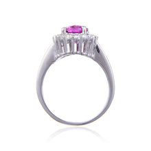 Load image into Gallery viewer, purple gemstone ring, cocktail ring, statement ring design for women