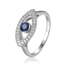 Load image into Gallery viewer, Natural blue sapphire ring, protection ring, good fortune ring