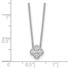 Load image into Gallery viewer, 14K White Gold Four Leaf Clover Charm Pendant Fine Color Jewels Birthday gift for her, Bridesmaid Gift for Her, clover pendant, diamond gift for her, diamond necklace, dla-dm-discount-all-153807, Elegant Gift for Her February Birthstone, everyday gift for her, flower necklace, four petal pendant, gift for her, gift for hergift for women, gift for women, Jewelry Gift for her, minimal necklace, Quatrefoil pendant, ring gift for her., Wedding Gift For Her