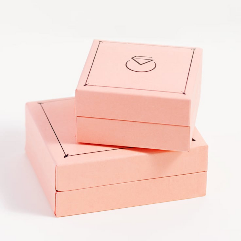  Peach Jewelry Box peach packaging box