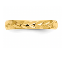 Load image into Gallery viewer, 10K Gold Textured Adjustable Toe Ring