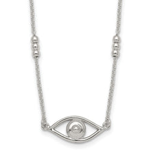 Load image into Gallery viewer, Silver Evil Eye Necklace