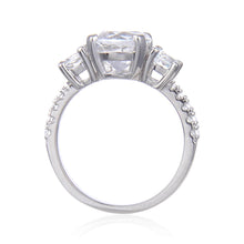 Load image into Gallery viewer, eternity ring design, three stone ring design, affordable ring design