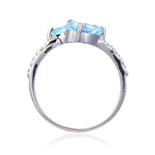 Load image into Gallery viewer, ring for women, ring for wife, topaz ring design, wedding ring design