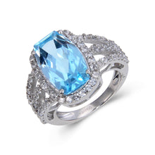 Load image into Gallery viewer, Topaz ring on a budget, affordable topaz ring, ring for gifting