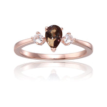 Load image into Gallery viewer, Alexandrite Engagement Ring in Rose Gold