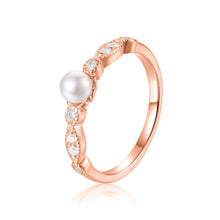 Load image into Gallery viewer, Fresh Water Round Pearl Ring - FineColorJewels