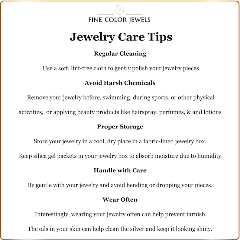 jewelry care tips