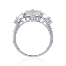 Load image into Gallery viewer, Green Amethyst Ring Cocktail Ring