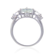 Load image into Gallery viewer, Green Amethyst Ring Cocktail Ring Fine Color Jewels best gift for girls, best gift for women, Christmas gift, dla-dm-discount-all-154898, engagement ring, gemstone ring, genuine amethyst, gift for her, Gift for Mom, gift for women, gift from daughter, green chunky ring, green cocktail ring, green statement ring, Jewelry Gifts for Her, light green ring, oval amethyst ring, ring for women, sterling silver, Valentine&#39;s Day gift