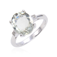 Load image into Gallery viewer, Green Amethyst Chunky Ring