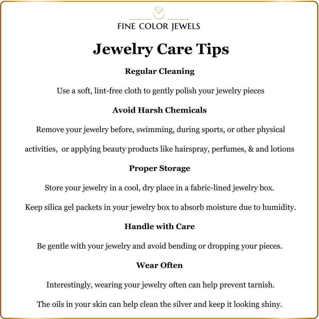 tips to maintain silver jewelry