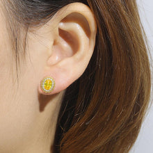 Load image into Gallery viewer, Natural Yellow Citrine Jewelry Set Fine Color Jewels best gift for girls, best gift for women, Christmas gift, citrine earrings studs, citrine jewelry set, citrine wedding set, gift for her, Gift for Mom, gift for women, gift from daughter, gift ideas for her, Mother&#39;s Day Gift, Natural citrine earrings, New Year gift, November birthstone earrings, November birthstone jewelry set, November birthstone silver jewelry set, Valentine&#39;s Day gift, yellow gemstone, yellow oval jewelry set, yellow Stud Earrings