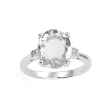 Load image into Gallery viewer, Green Amethyst Chunky Ring