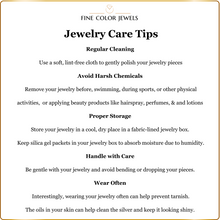 Load image into Gallery viewer, Tips to maintain silver jewlery, jewelry care tips